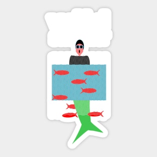 Wild Swimming Sticker